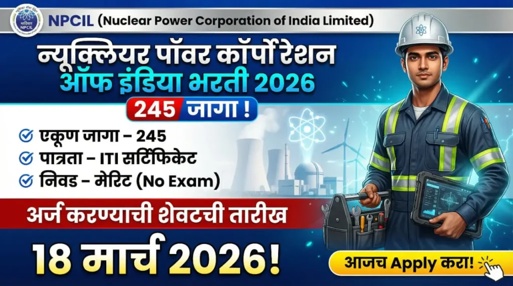 NPCIL Apprentice Bharti 2026