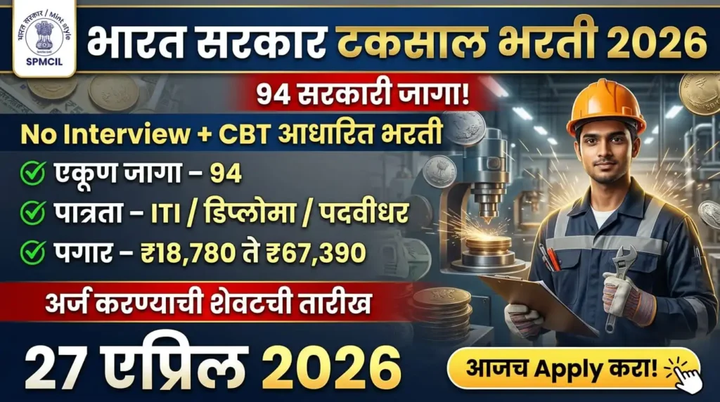 India Government Mint Bharti 2026